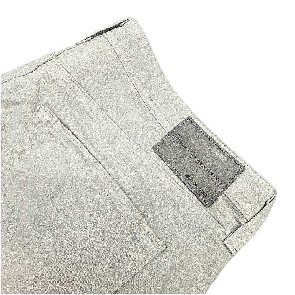 AG Adriano Goldschmied The Protege Mens Tan Beige Pants 40x34 (40x32)Made in USA